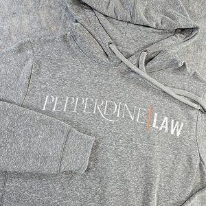 League Pepperdine | Law University Hoodie Heather Grey Size Small Malibu Lawyer